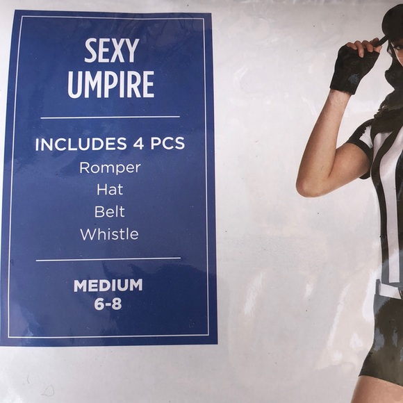 Sexy Umpire Adult Costume! New! - Picture 3 of 6